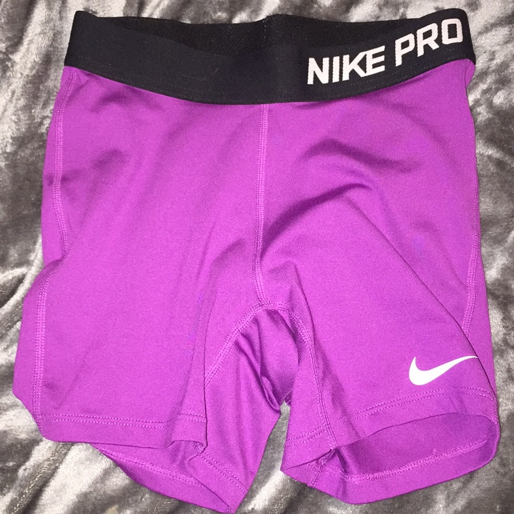 purple nike pros